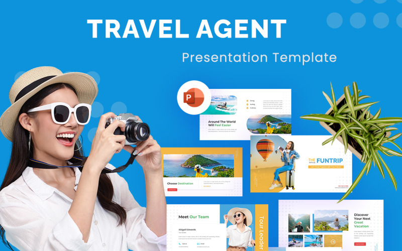Funtrip - PowerPoint-Vorlage für Reisebüros
