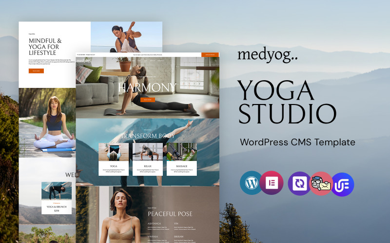 Medyog - Yoga Studio WordPress Elementor-thema