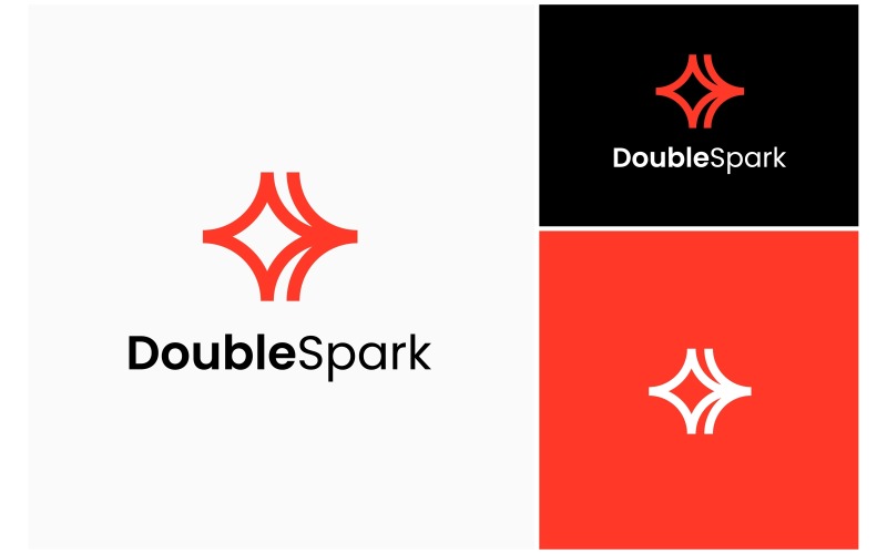 Spark Sparkle Glow Magic Logotyp