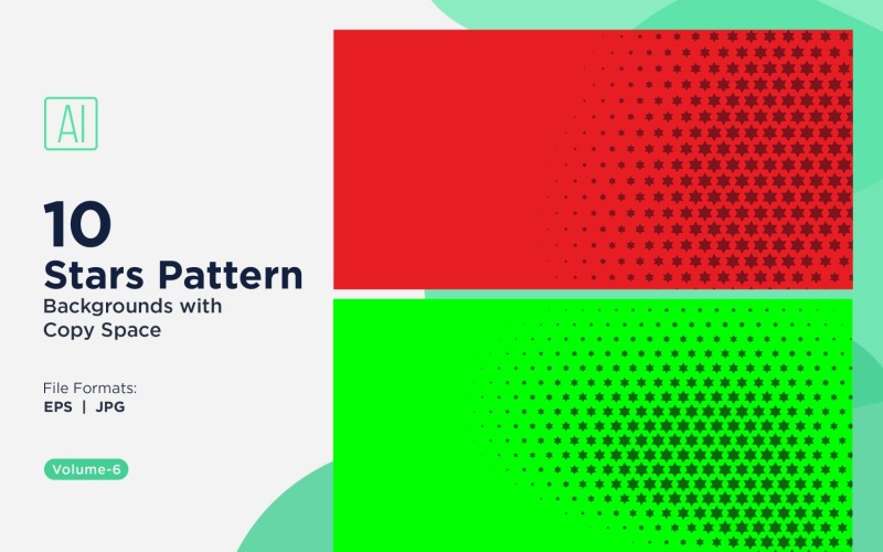 Ensemble d'arrière-plans à motifs d'étoiles dynamiques 06