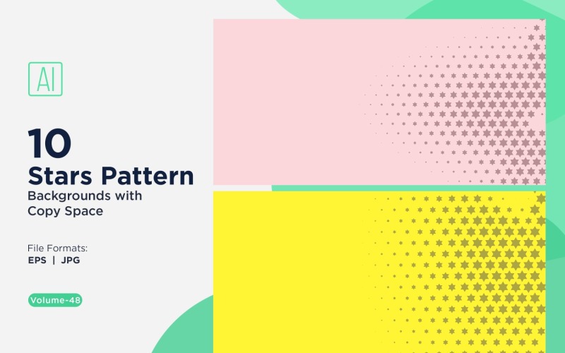 Dinamikus csillagmintás háttérkészlet 48