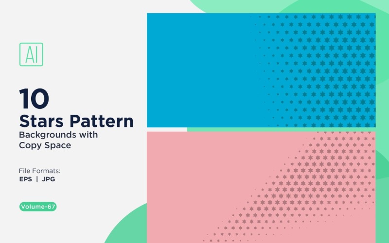 Dynamiczny wzór tła gwiazdy zestaw 67