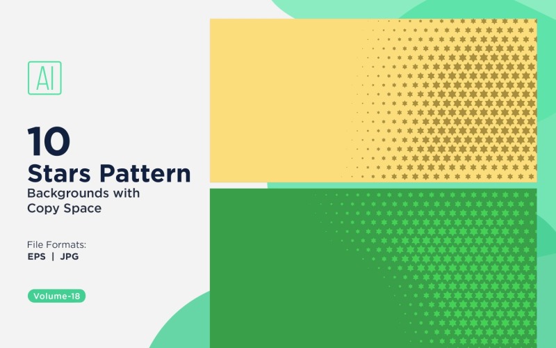 Dynamiskt stjärnmönster bakgrundsuppsättning 18