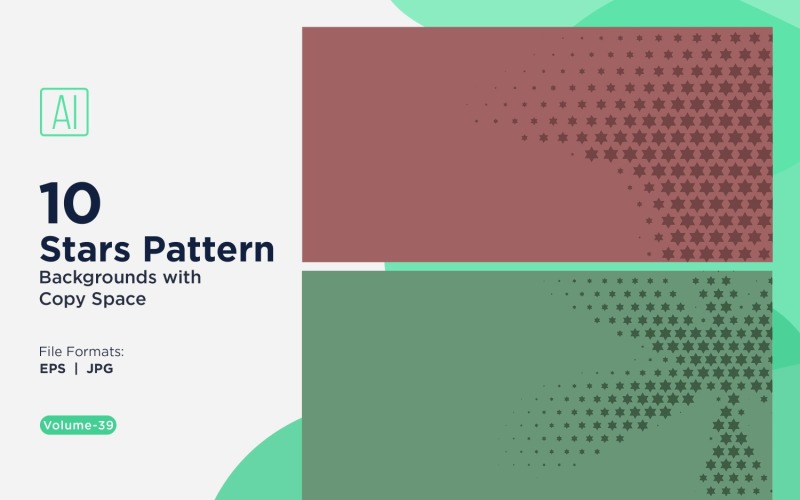 Sada pozadí dynamického hvězdného vzoru 39