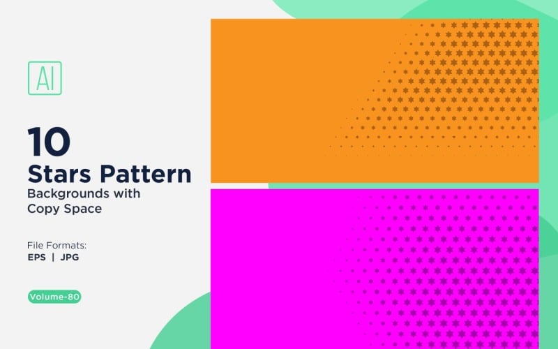 Sada pozadí dynamického hvězdného vzoru 80