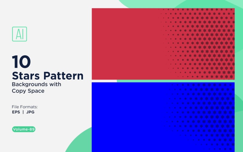 Sada pozadí dynamického hvězdného vzoru 89