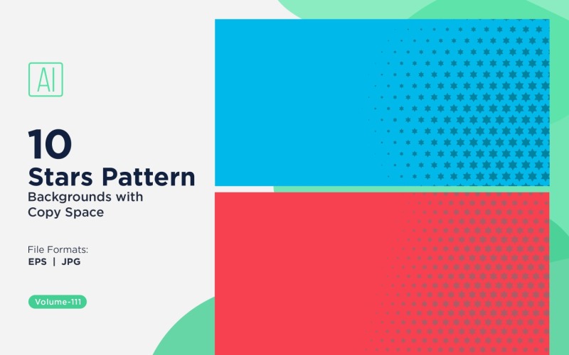 Dynamisches Sternenmuster-Hintergrundset 111