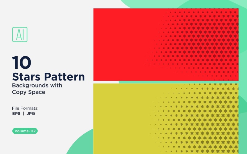 Dynamiskt stjärnmönster bakgrundsuppsättning 112