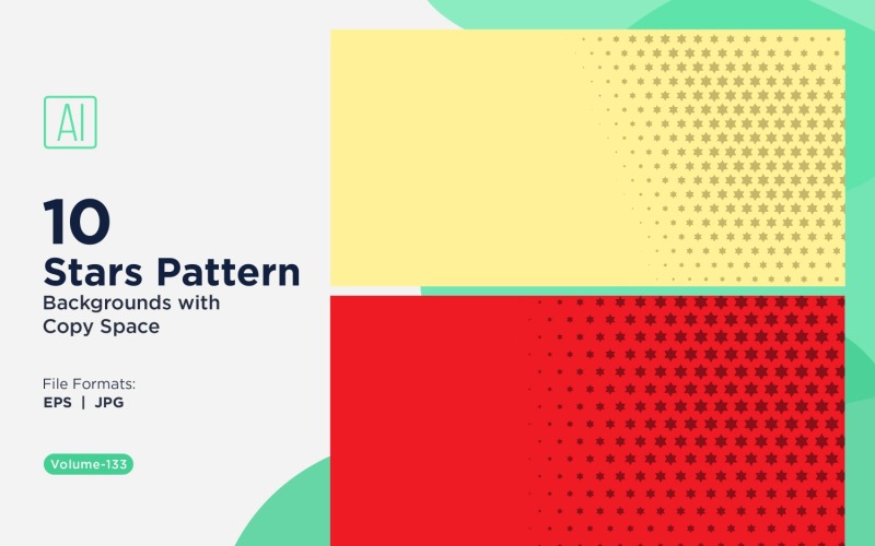 Sada pozadí dynamického hvězdného vzoru 133