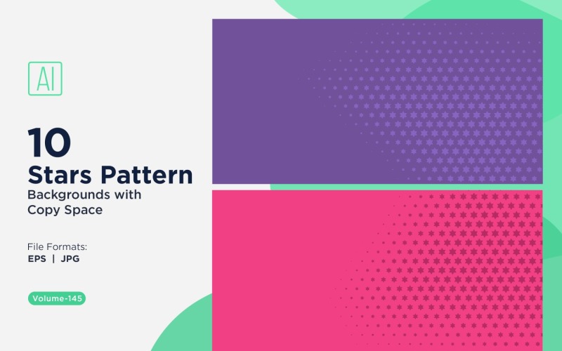 Dynamiczny wzór tła gwiazdy zestaw 145
