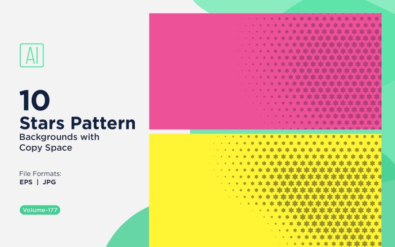 Dynamiczny wzór tła gwiazdy zestaw 177