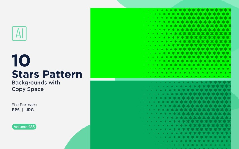 Ensemble d'arrière-plans à motifs d'étoiles dynamiques 185