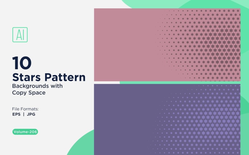 Набор фонов с динамическим звездным узором 206