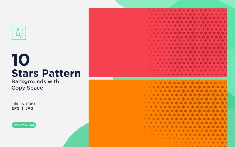 Sada pozadí dynamického hvězdného vzoru 144