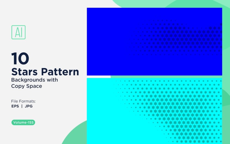 Sada pozadí dynamického hvězdného vzoru 155