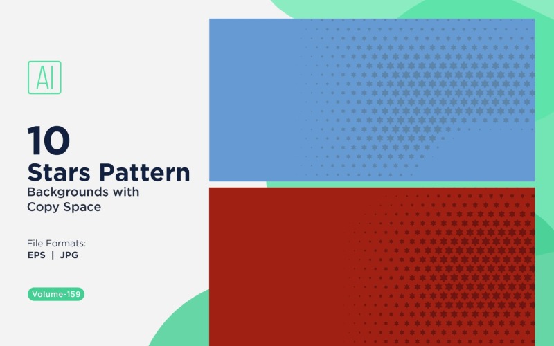 Sada pozadí dynamického hvězdného vzoru 159