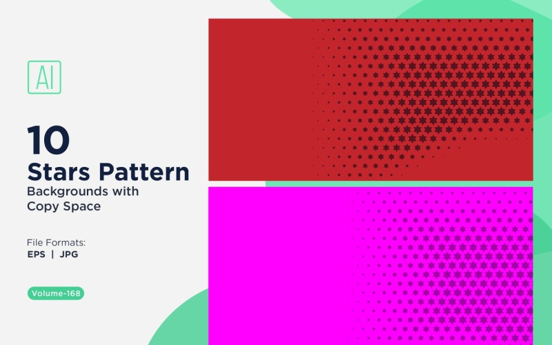 Set di sfondi dinamici con motivo a stelle 168
