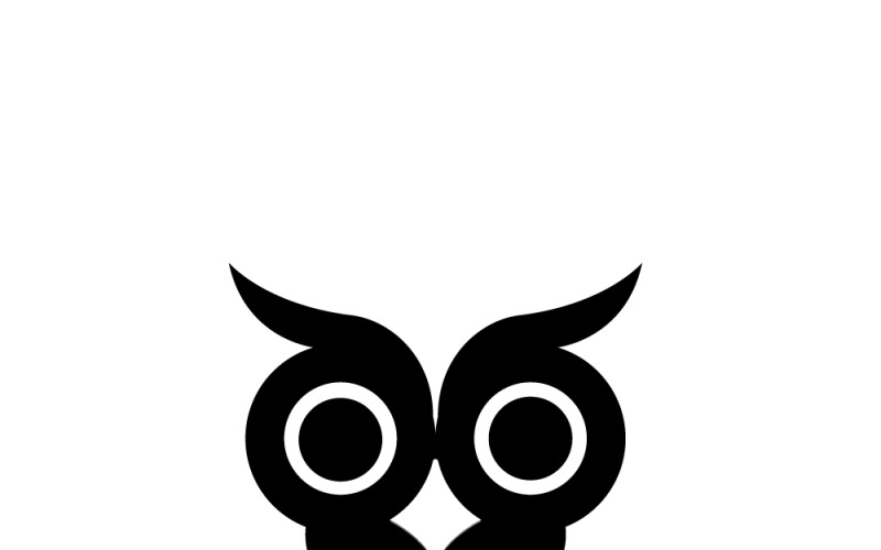 Design moderno del logo del gufo per un'azienda o una comunità