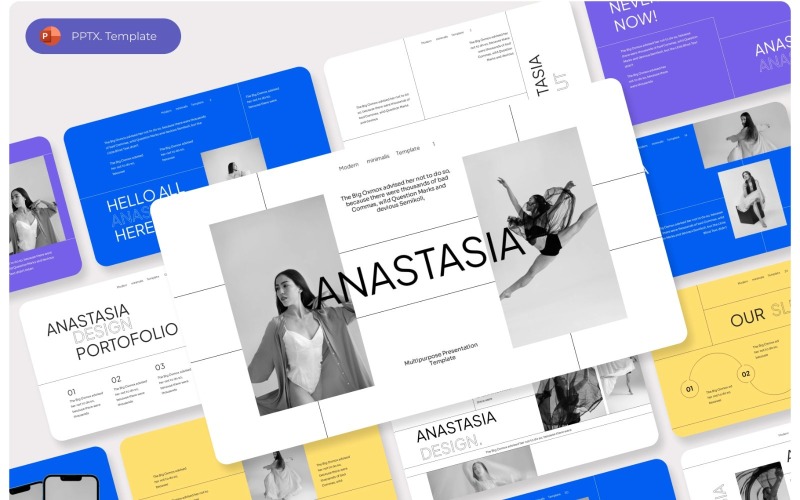 Anastasia Mehrzweck-PowerPoint-Vorlage - TemplateMonster