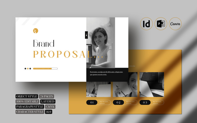 Brand Proposal Presentation Template (.indd)