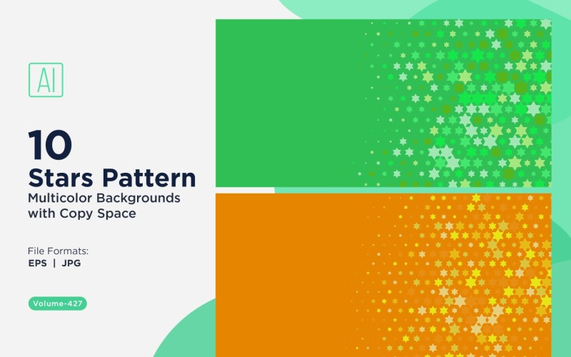 Színes csillagmintás háttér 427