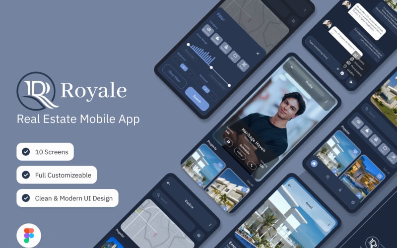 Royale - aplikacja mobilna dla branży nieruchomości