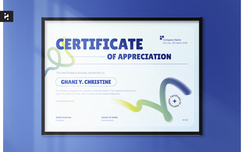 Simple Modern Certificate