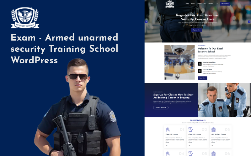 Wanom - Escuela de formación en seguridad armada y desarmada WordPress