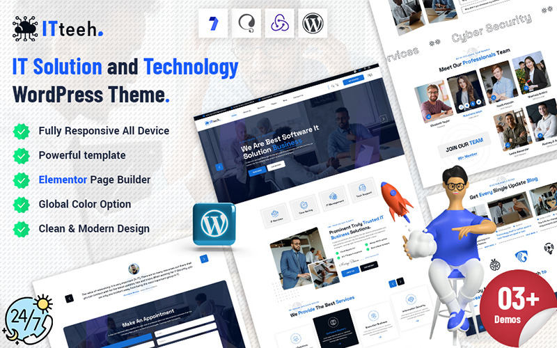 Itteeh - тема WordPress для IT-решений и технологий