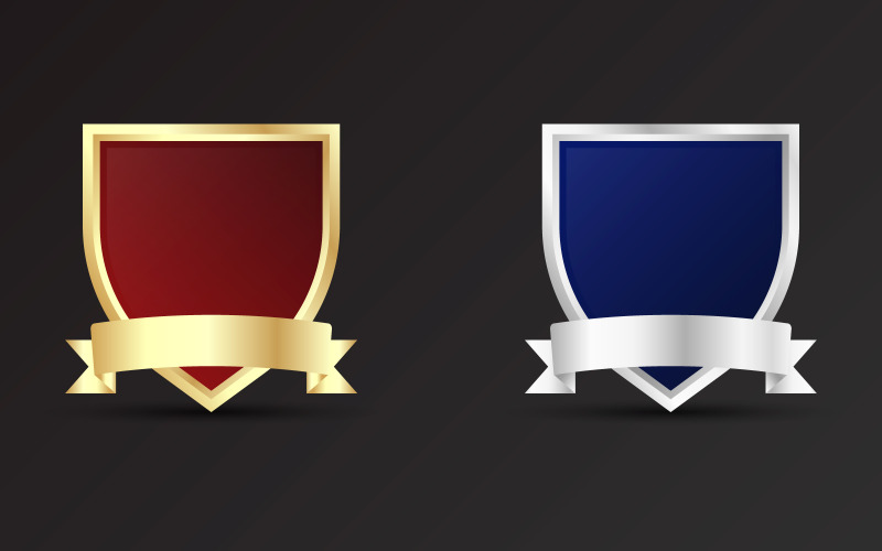 Vettore distintivo speciale della polizia e della sicurezza