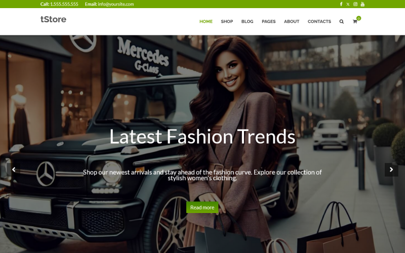 tStore – WooCommerce-Theme für Mode