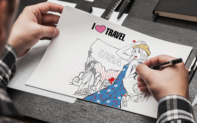 kreativní ilustrace pro módu-0439-24