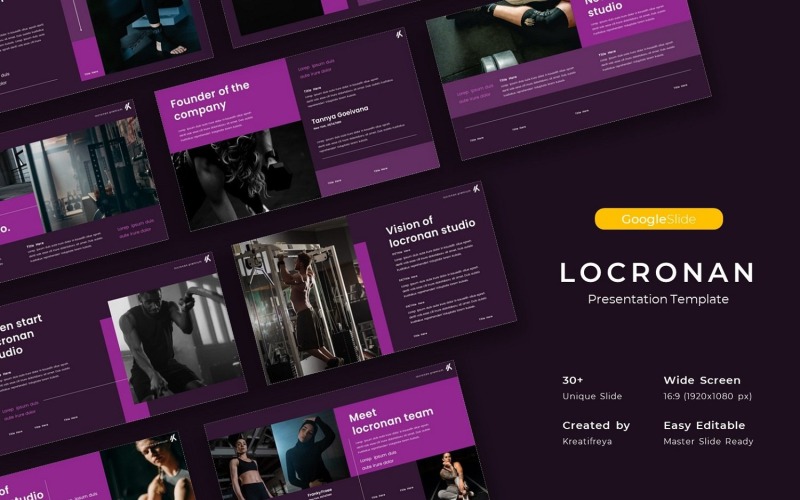 Lacronan – Firemní šablona prezentace Google