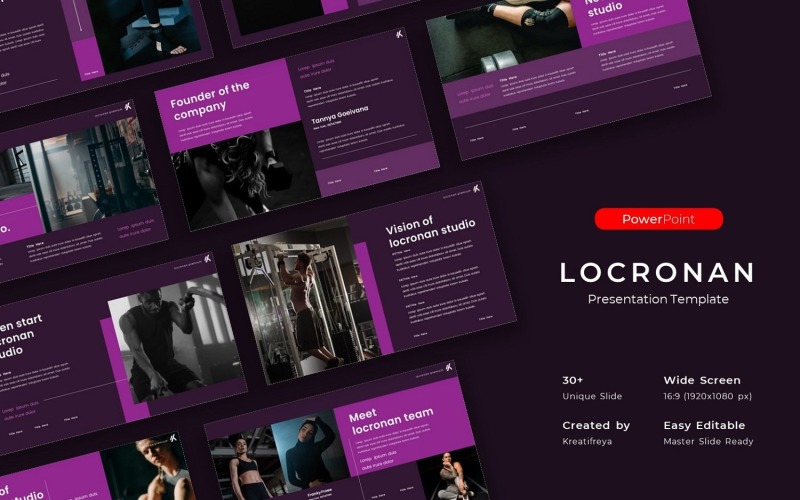 Lacronan – 商业 PowerPoint 模板