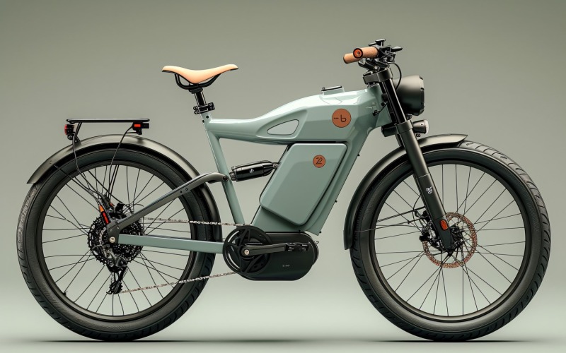 Elektrische E-Bikes, Fahrrad schlankes Design 01