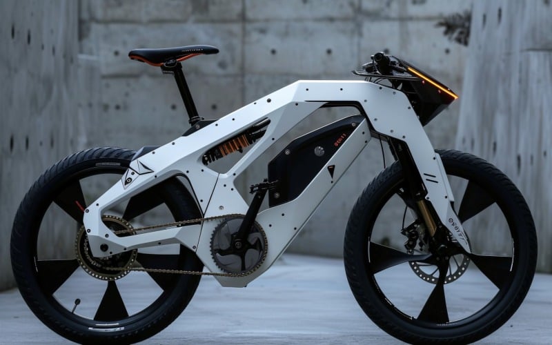 Elektrische E-Bikes, Fahrrad schlankes Design 107