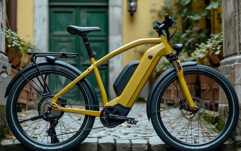 Elektrische E-Bikes, Fiets Strak Minimalistisch Design 124