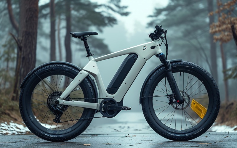 Elektrische E-Bikes, Fiets Strak Minimalistisch Design 152
