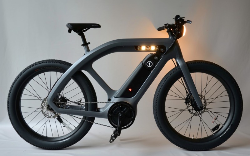 Elektriska elcyklar, cykel elegant minimalistisk design 76