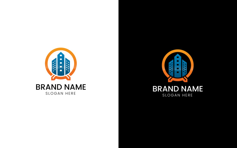 Logotipo de apartamento imobiliário-08-284