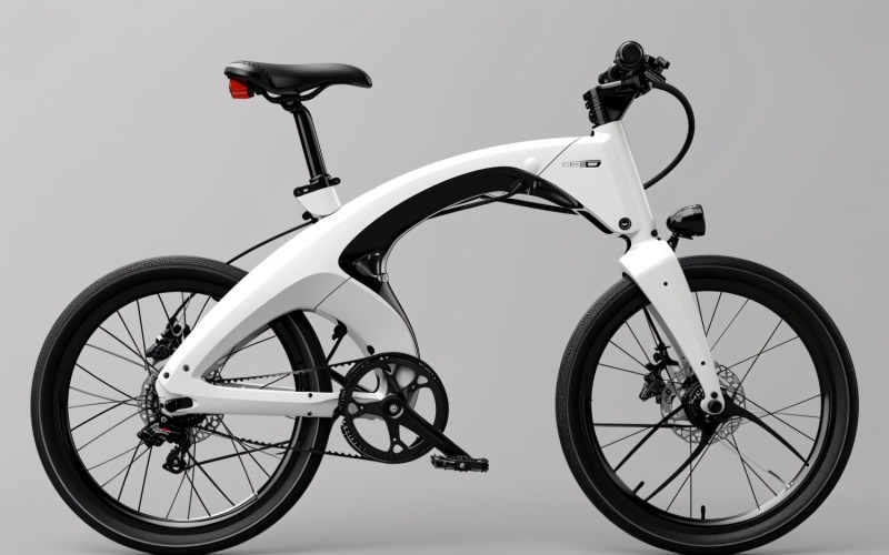 Elektrická elektrokola, jízdní kolo s elegantním minimalistickým designem 178