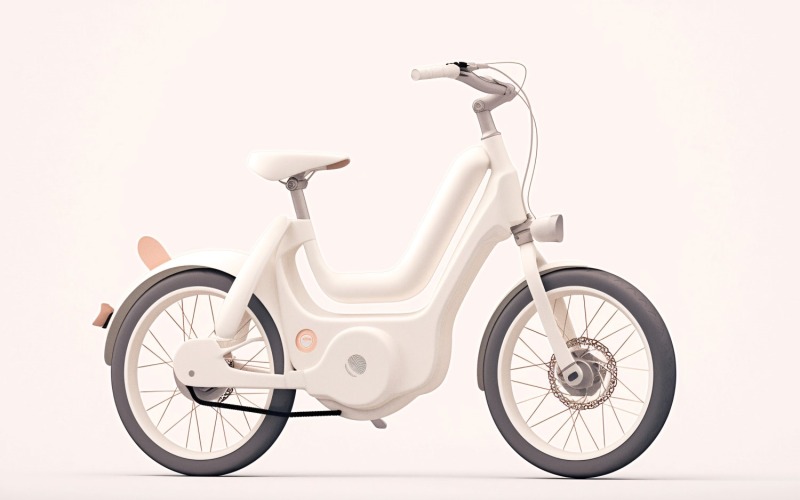 Elektrische E-Bikes, Fahrrad schlankes minimalistisches Design 194