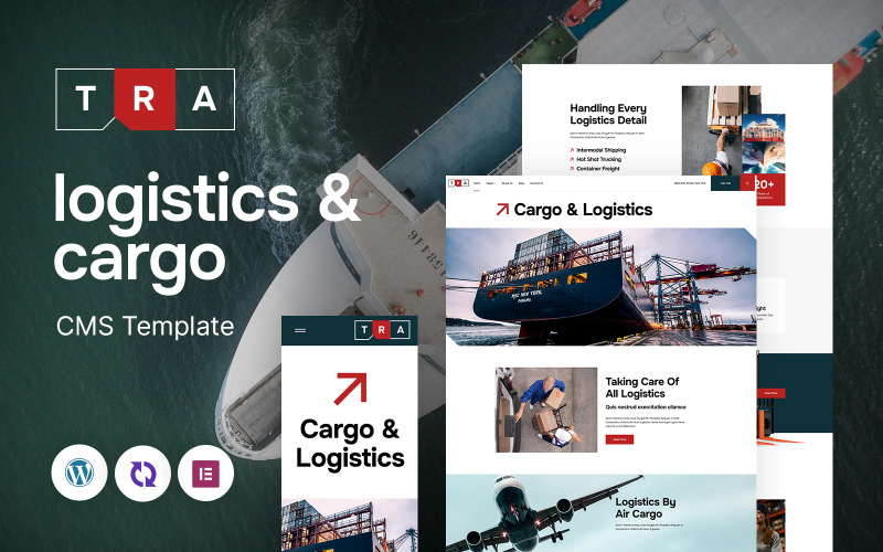 Tra - Servizi di logistica e merci Tema WordPress reattivo multiuso