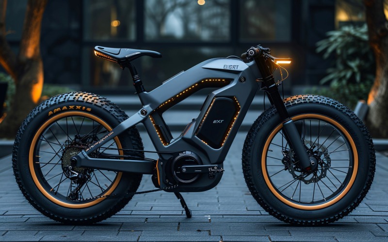 Electric E-Bikes, Bicycle Sleek Minimalist Design 246