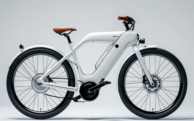 Elektriska elcyklar, cykel elegant minimalistisk design 204