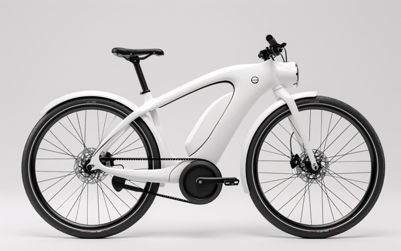 Elektriska elcyklar, cykel elegant minimalistisk design 206