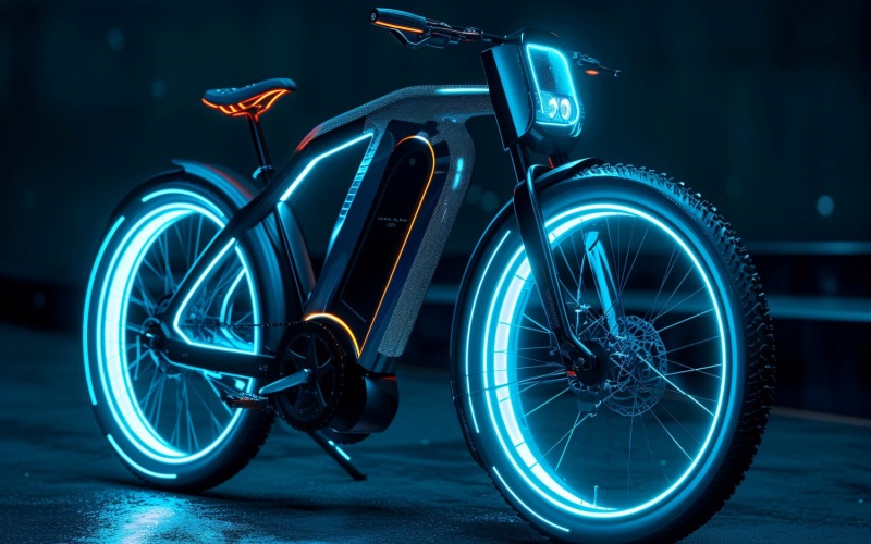 Elektriska elcyklar, cykel elegant minimalistisk design 222