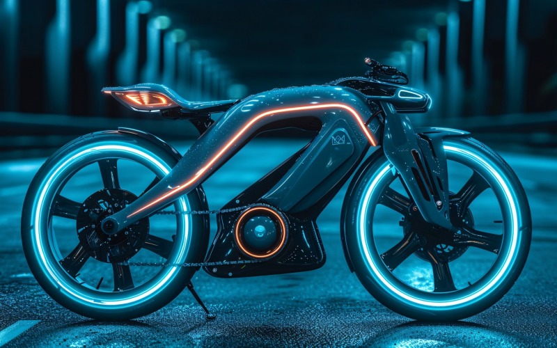 Elektriska elcyklar, cykel elegant minimalistisk design 230