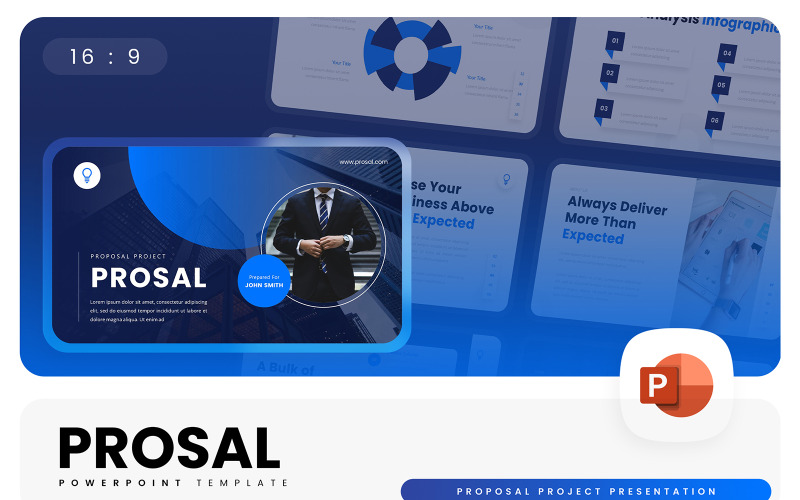Prosal – проектна пропозиція Шаблон PowerPoint