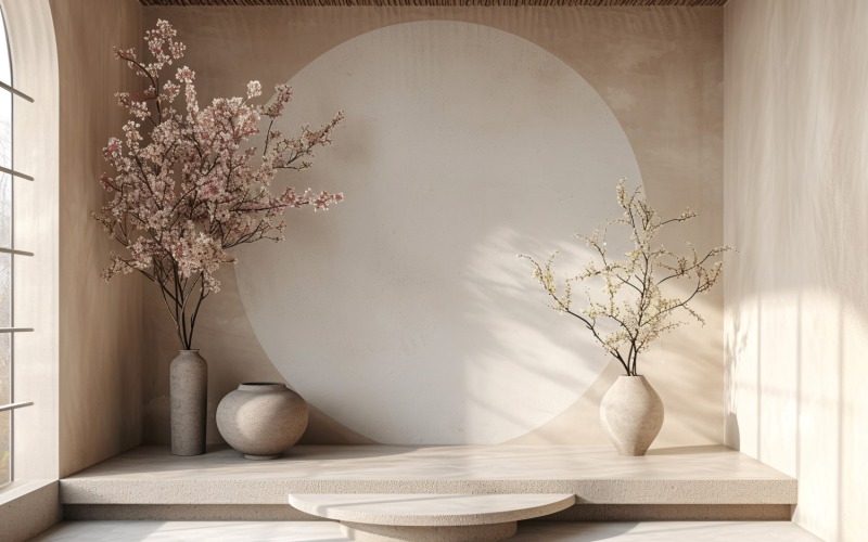 Podium för kosmetiska produkter Boho Style 149